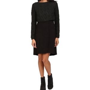 Prana Everly black sweater dress